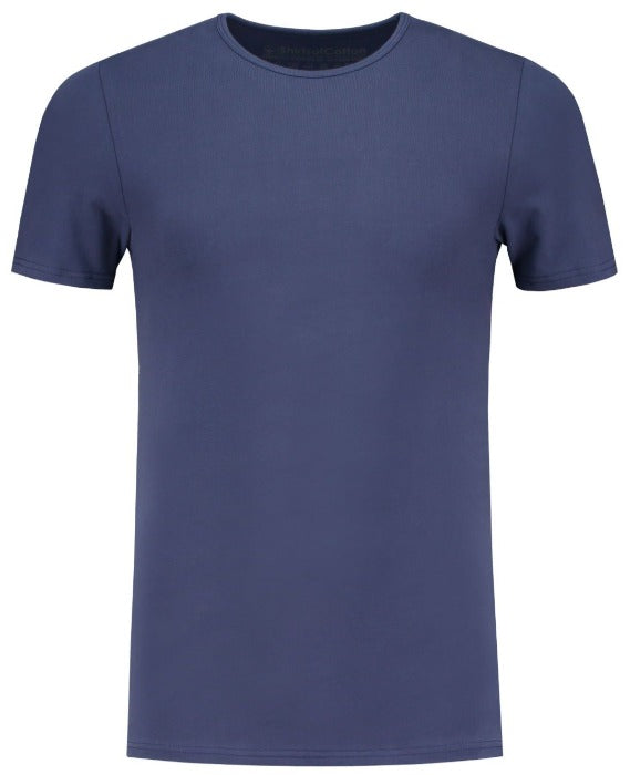 Plain blue outlet t shirt