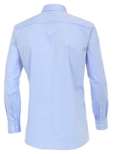 Casa Moda Heren Overhemd met Borstzak Blauw Modern Fit ML7