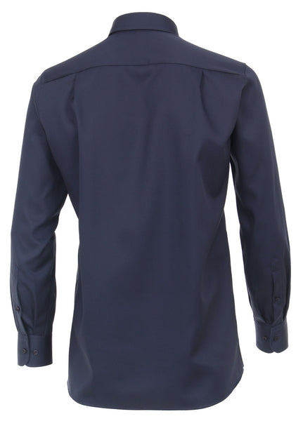 Casa Moda Heren Overhemd Navy Twill Comfort Fit ML7 Achterkant