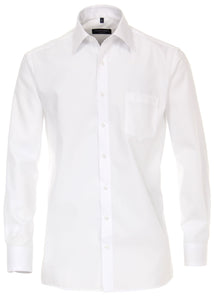 Casa Moda Heren Overhemd Wit Poplin Comfort Fit ML7