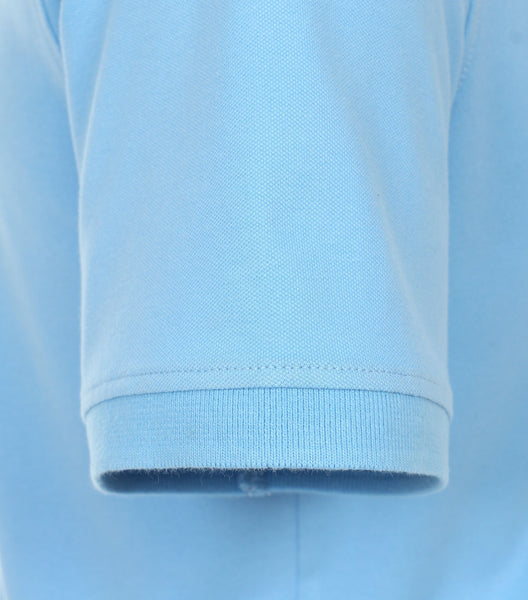 Casa Moda Heren Polo Shirt Lichtblauw Casual Fit