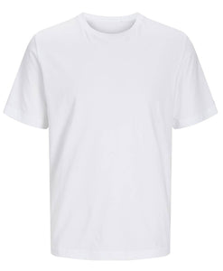 Jack & Jones Heren T-shirt Wit Ronde Hals Organisch Katoen