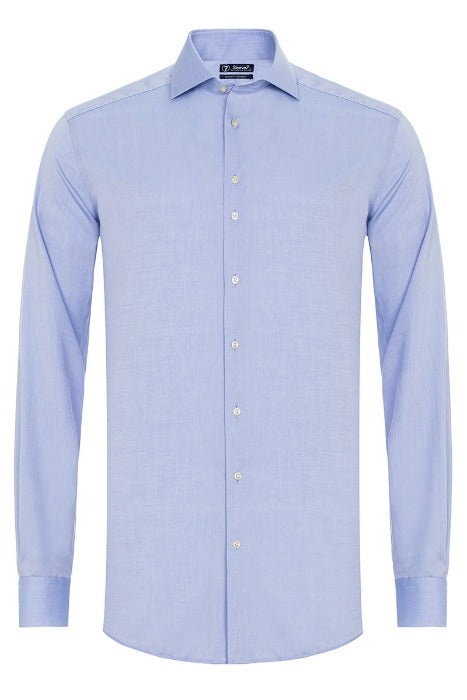 Sleeve7 Heren Overhemd Lichtblauw Widespread Non Iron Modern Fit