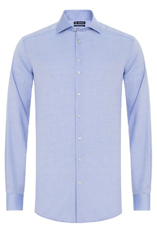Sleeve7 Heren Overhemd Lichtblauw Widespread Non Iron Modern Fit