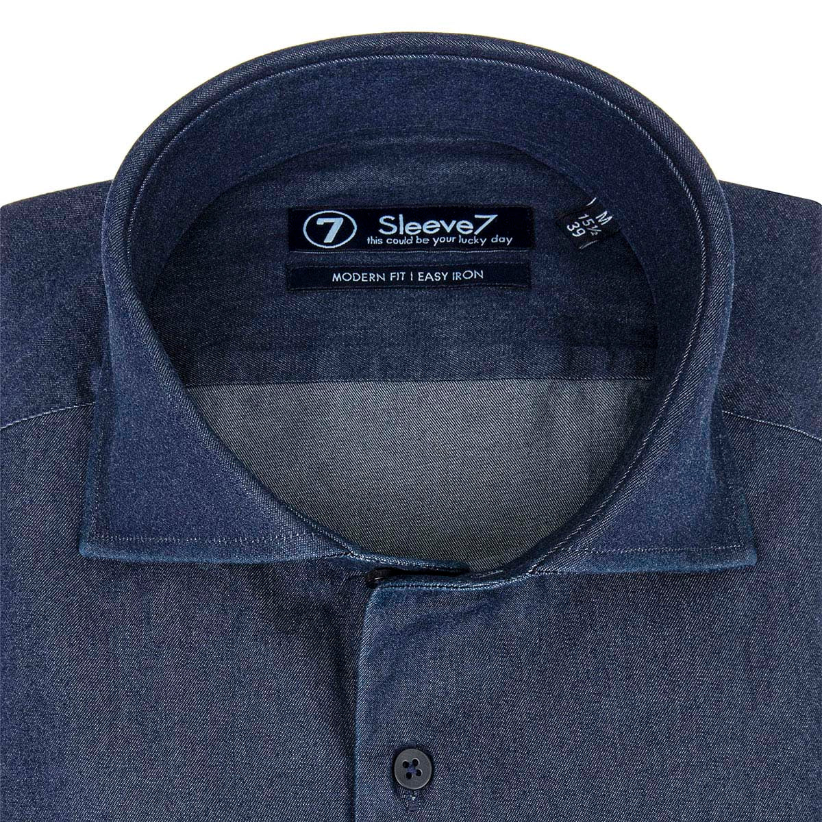 Denim Overhemd Heren Lange Mouw Denim Overhemd Heren Lange Mouw