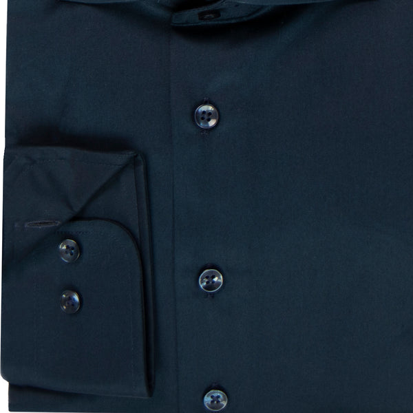 Sleeve7 Heren Overhemd Navy Twill Modern Fit