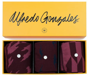 Alfredo Gonzales Sokken Red 3-pack Giftbox