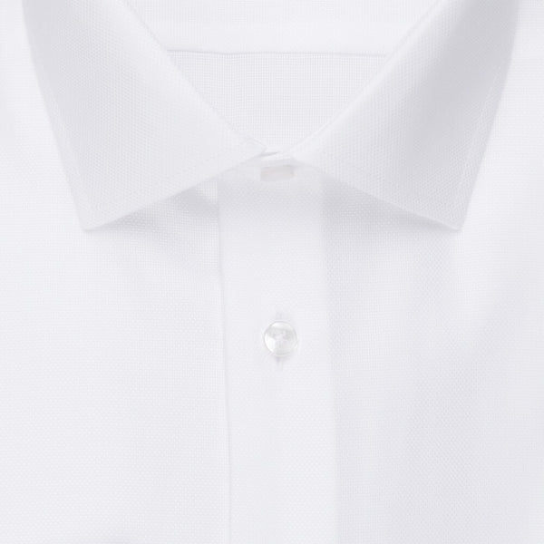 Seidensticker Overhemd Wit Oxford Kent Slim met Reguliere Mouwlengte