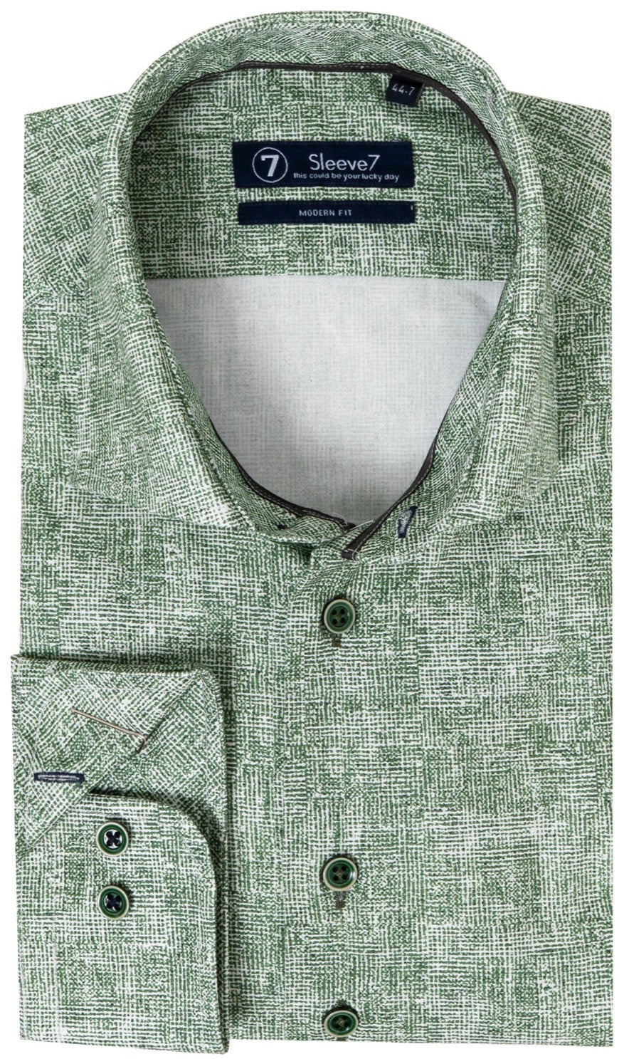 Nauwkeurig Zwitsers Materialisme Groen Spetter Print Overhemd Mouwlengte 7 - Sleeve7 – CJE Fashion
