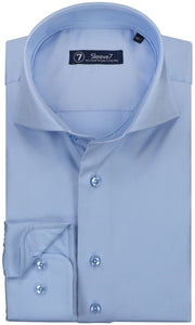 Sleeve7 Overhemd Lichtblauw Slim Fit